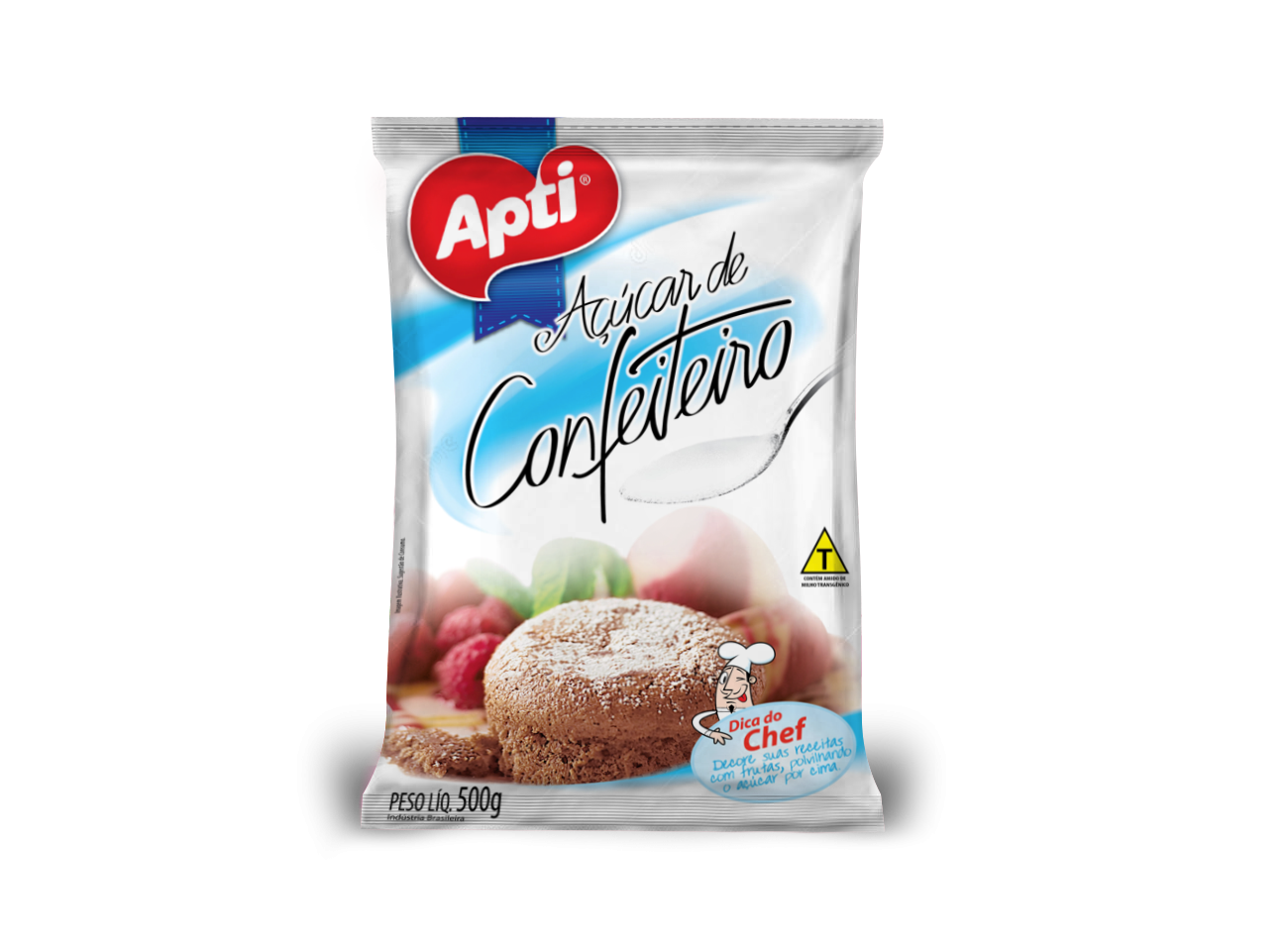 Açúcar Confeiteiro Apti 500g Sachê