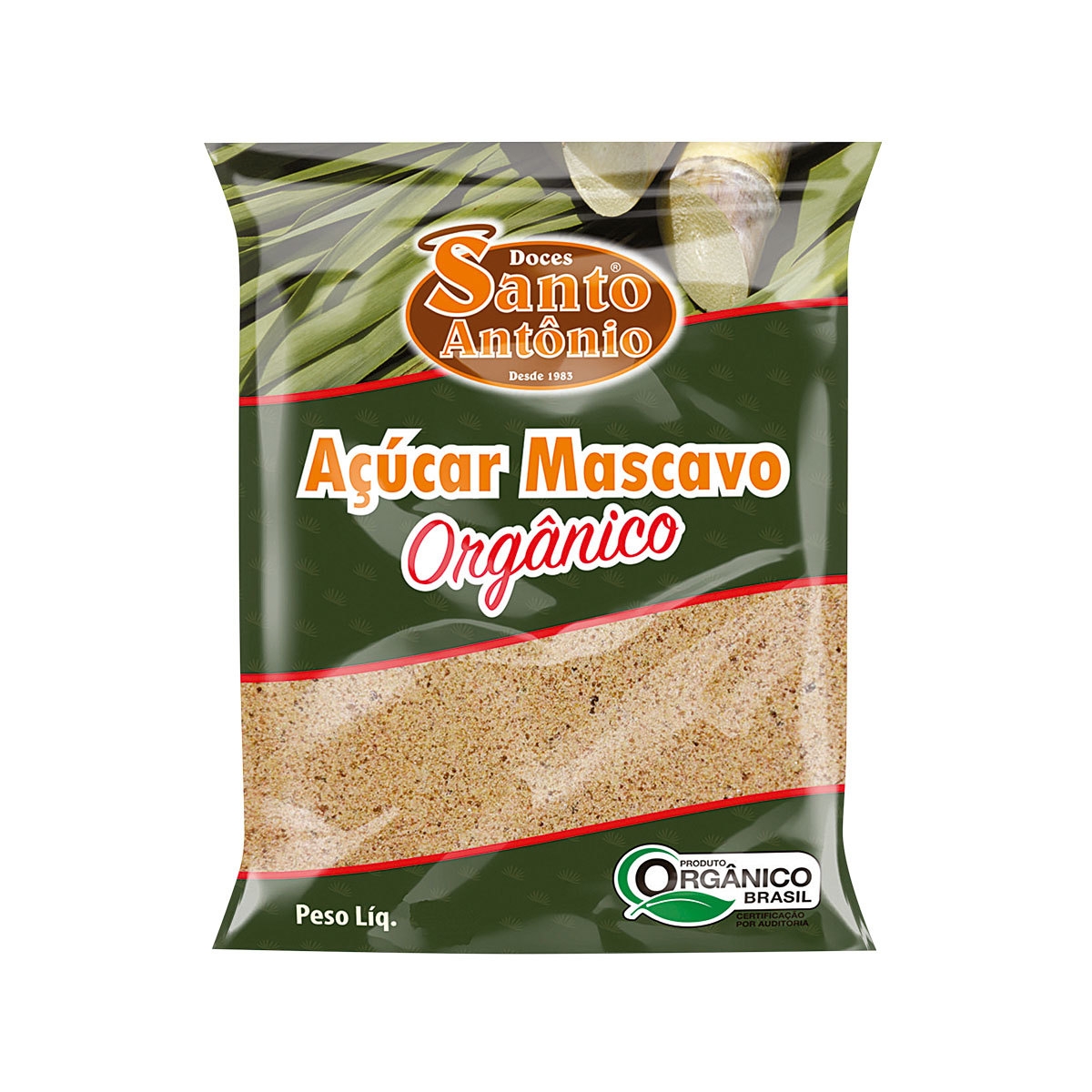 Açúcar Mascavo Santo Antônio 1kg