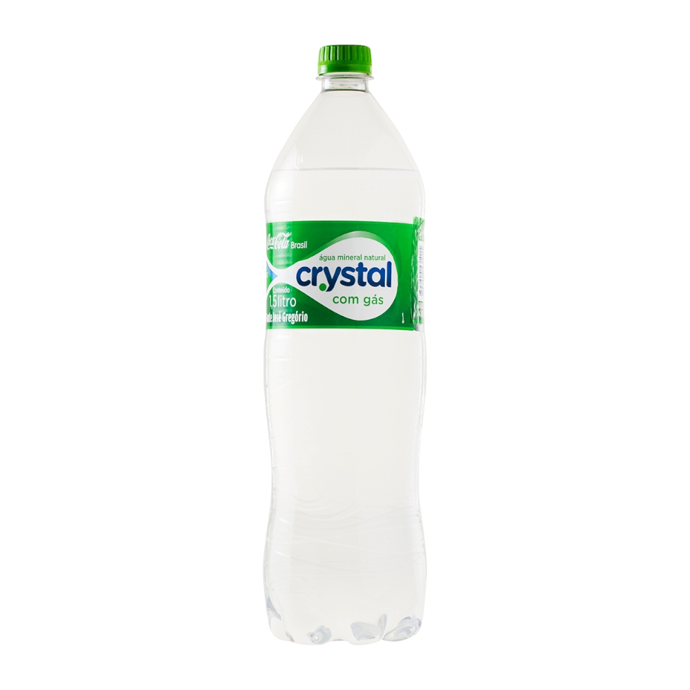 Água Mineral Crystal com gás 1.5l