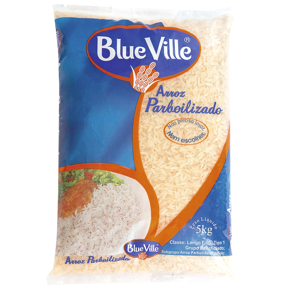 Arroz Blue Ville Parboilizado 5Kg