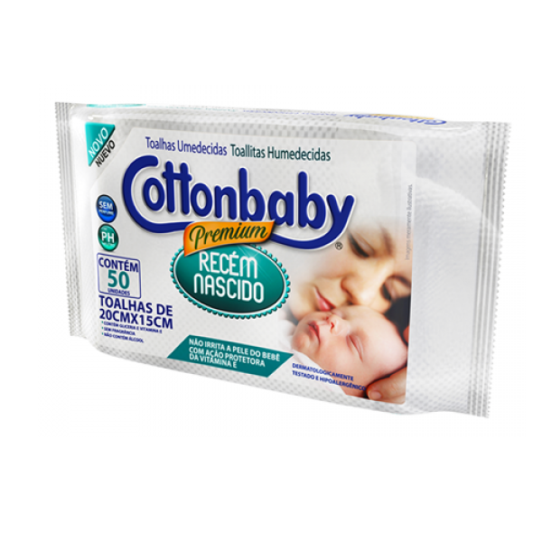 Cottonbaby Premium Toalhas Umedecidas