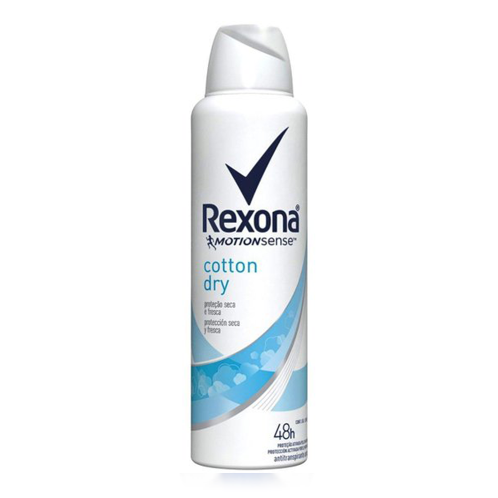 Desodorante Rexona Motion Sense Cotton Dry - Aerossol Antitranspirante Feminino 150ml