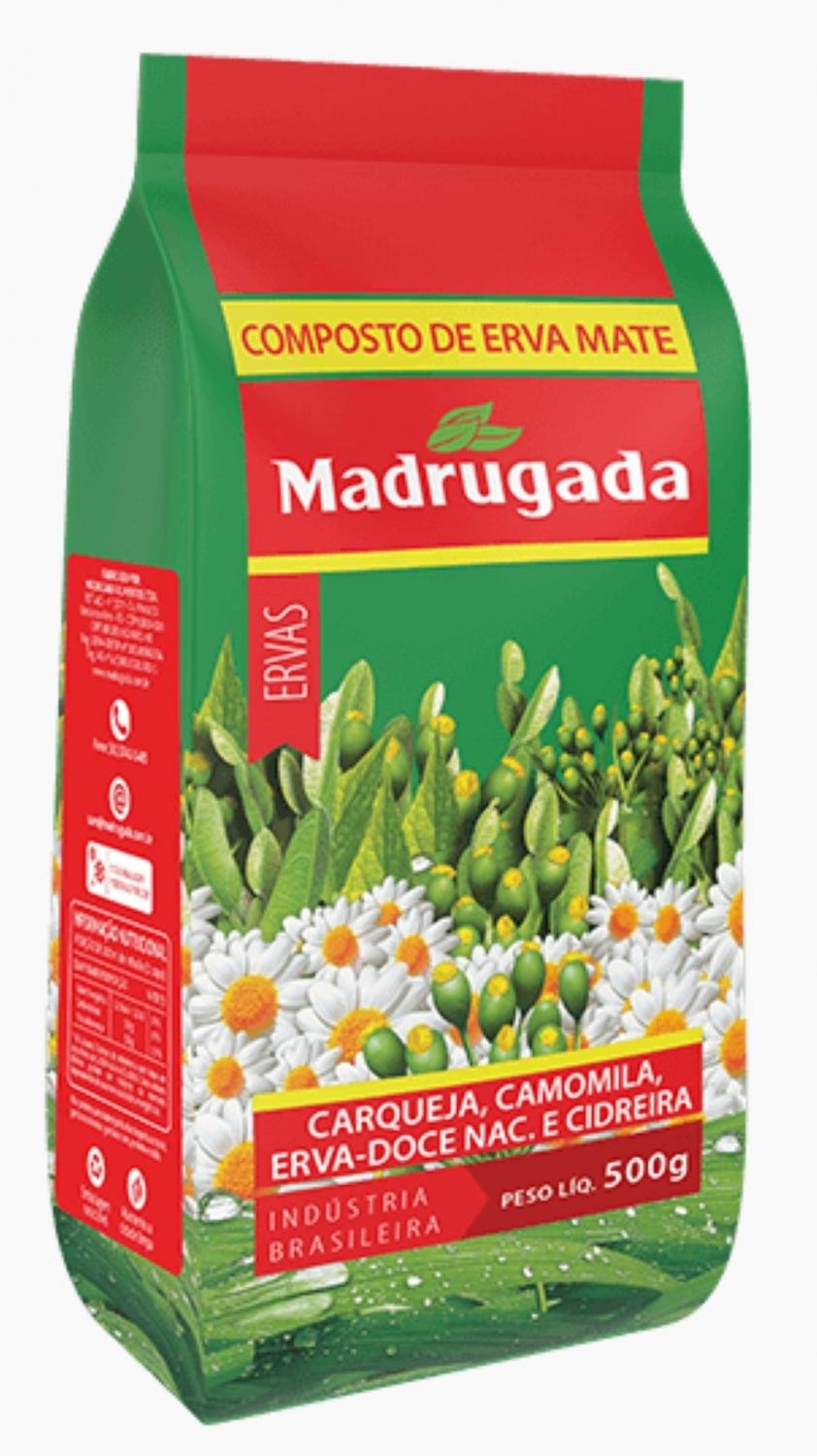 Erva Madrugada Composta Carqueja, camomila, erva-doce e capim-cidreira 500g
