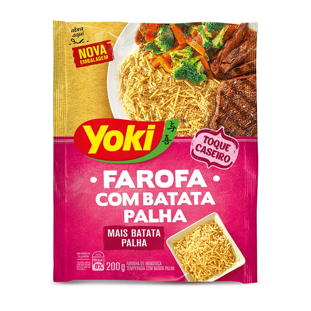 Farofa Yoki com Batata Palha 200g
