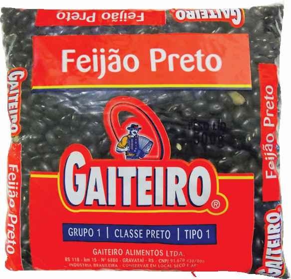 Feijao Gaiteiro Preto 1Kg