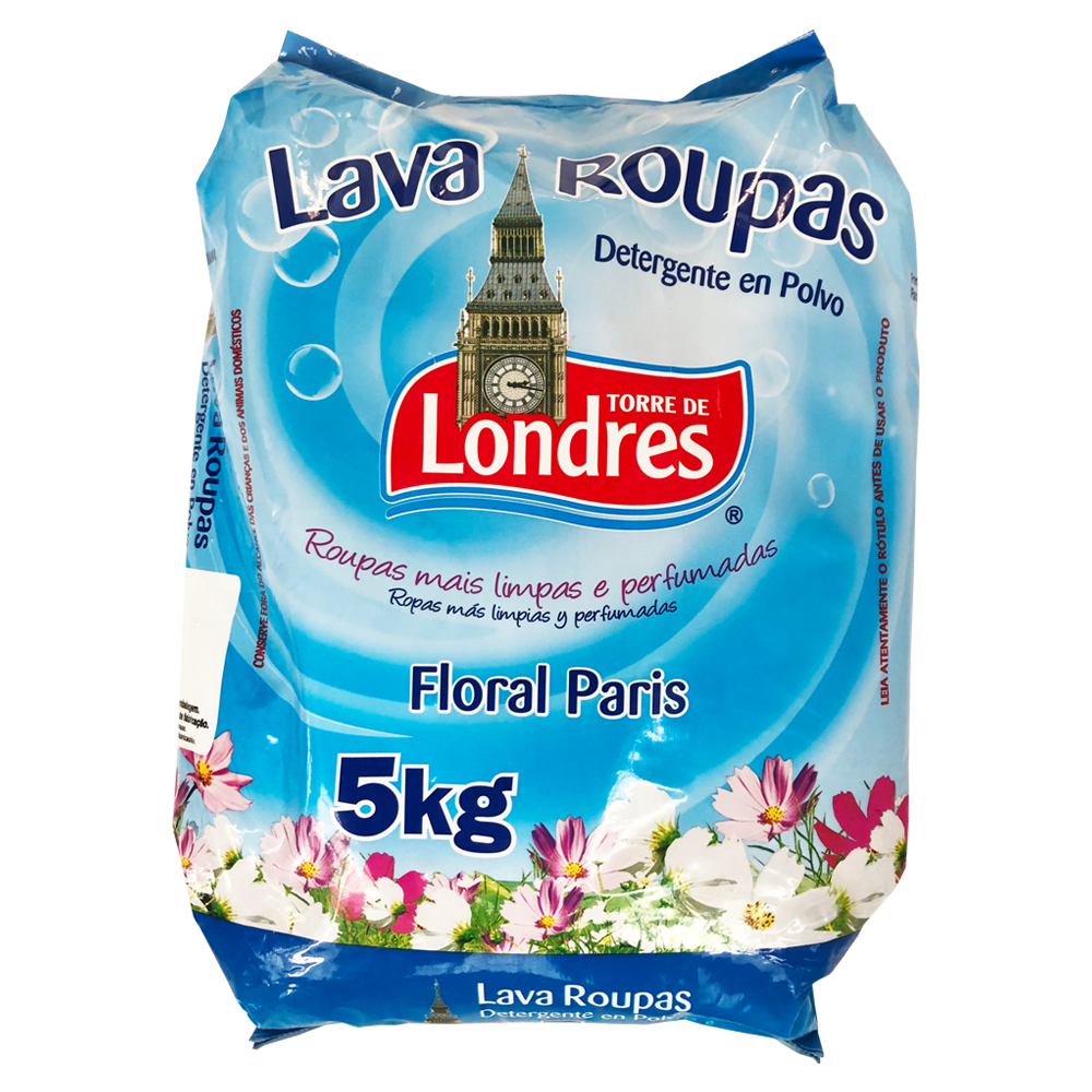 Lava Roupas Floral Paris - Sabão em Pó 4kg