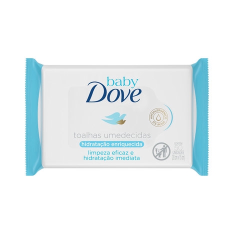 Lenços Umedecidos Baby Dove Hidratação