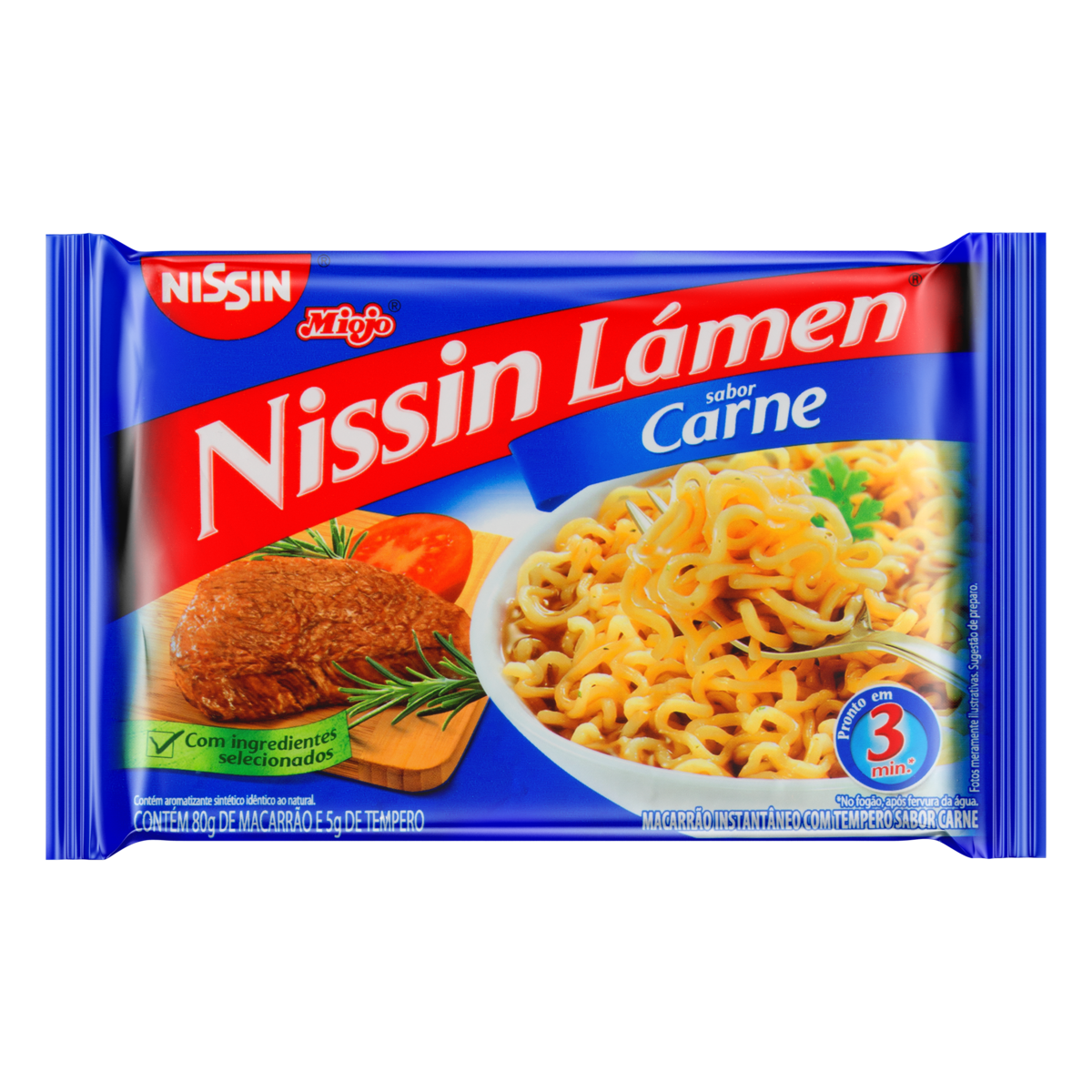 Macarrão Nissin Carne 85g