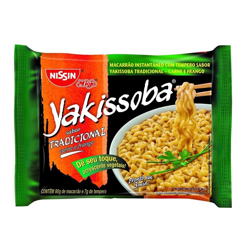 Macarrão Nissin Yakissoba Tradicional 87g