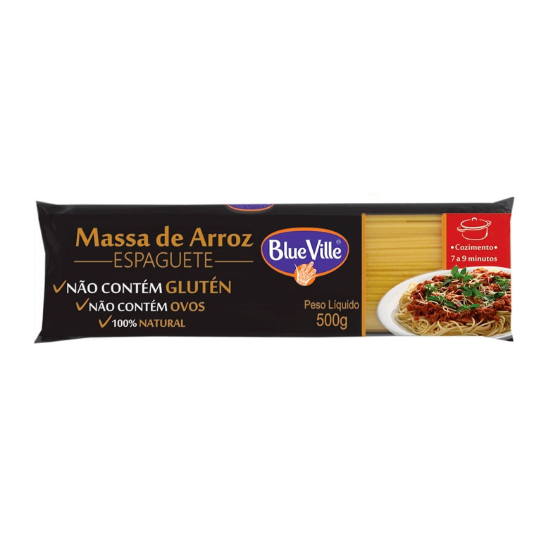 Massa de Arroz Blue Ville Espaguete 500g
