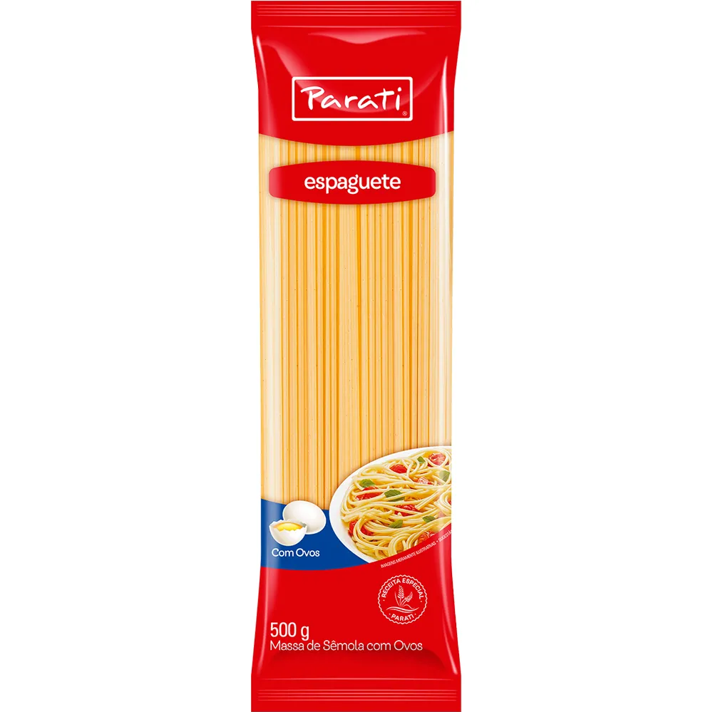 Massa Parati com Ovos Espaguete 500g
