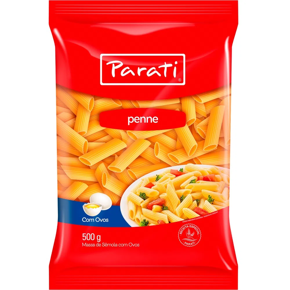 Massa Parati com Ovos Penne 500g