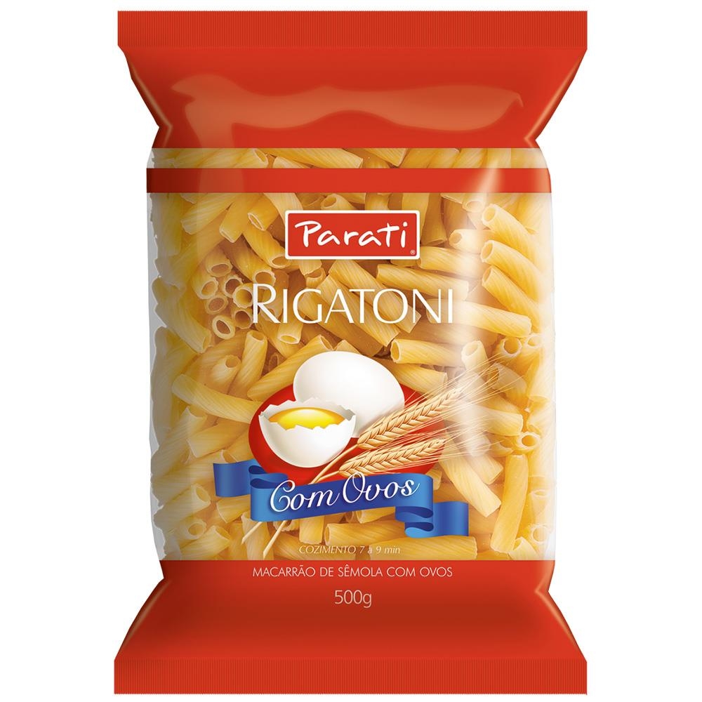 Massa Parati com Ovos Rigatoni 500g