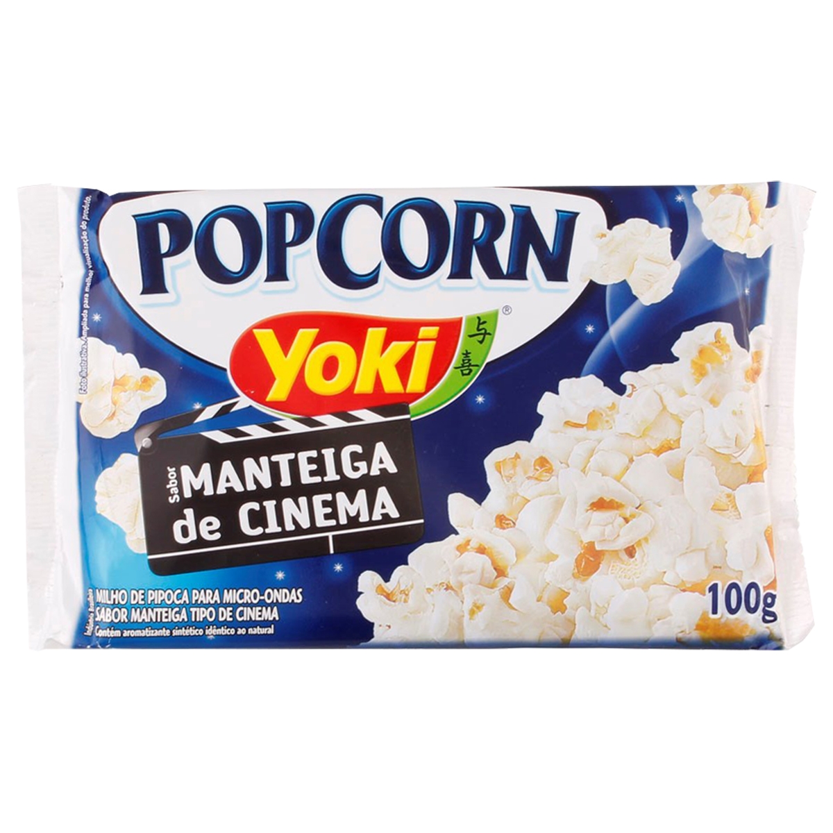 Pipoca Micro-ondas Yoki Manteiga Cinema 100g