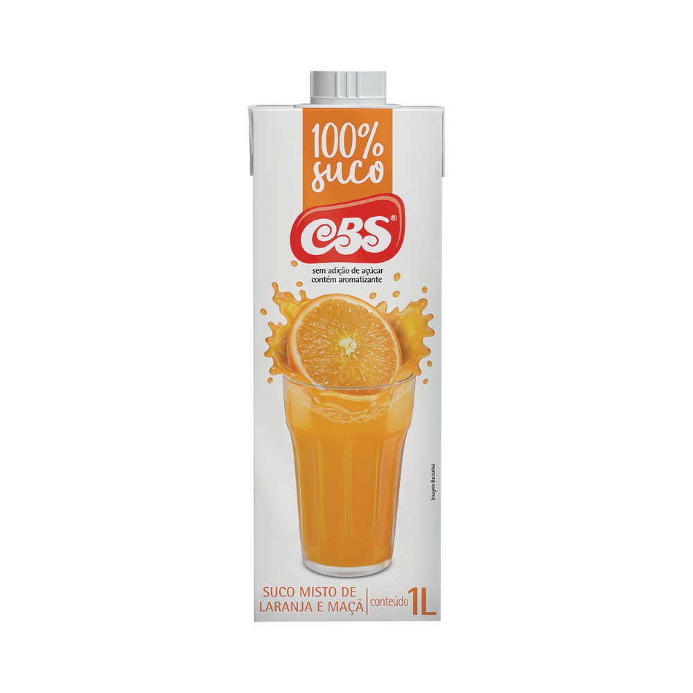 Suco CBS Laranja 100% Suco 1lt