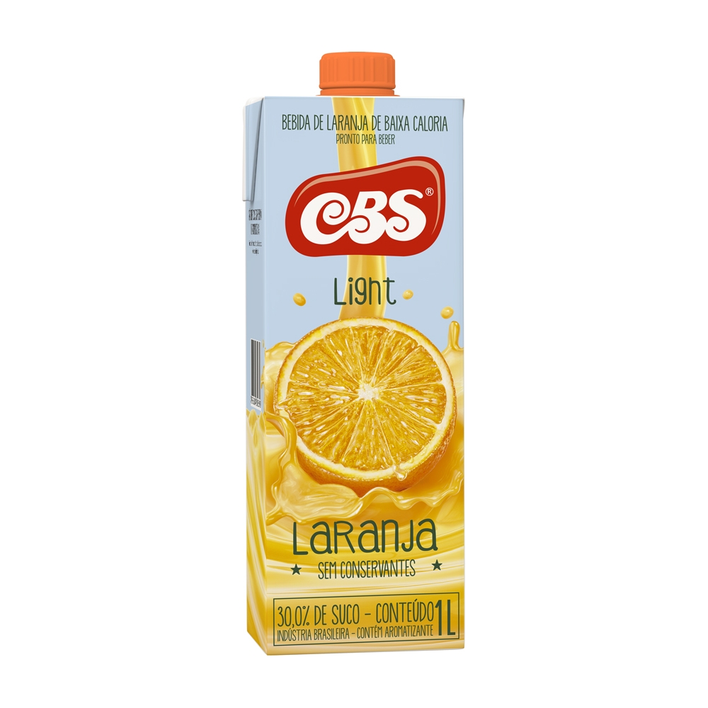 Suco CBS Light Laranja 1l