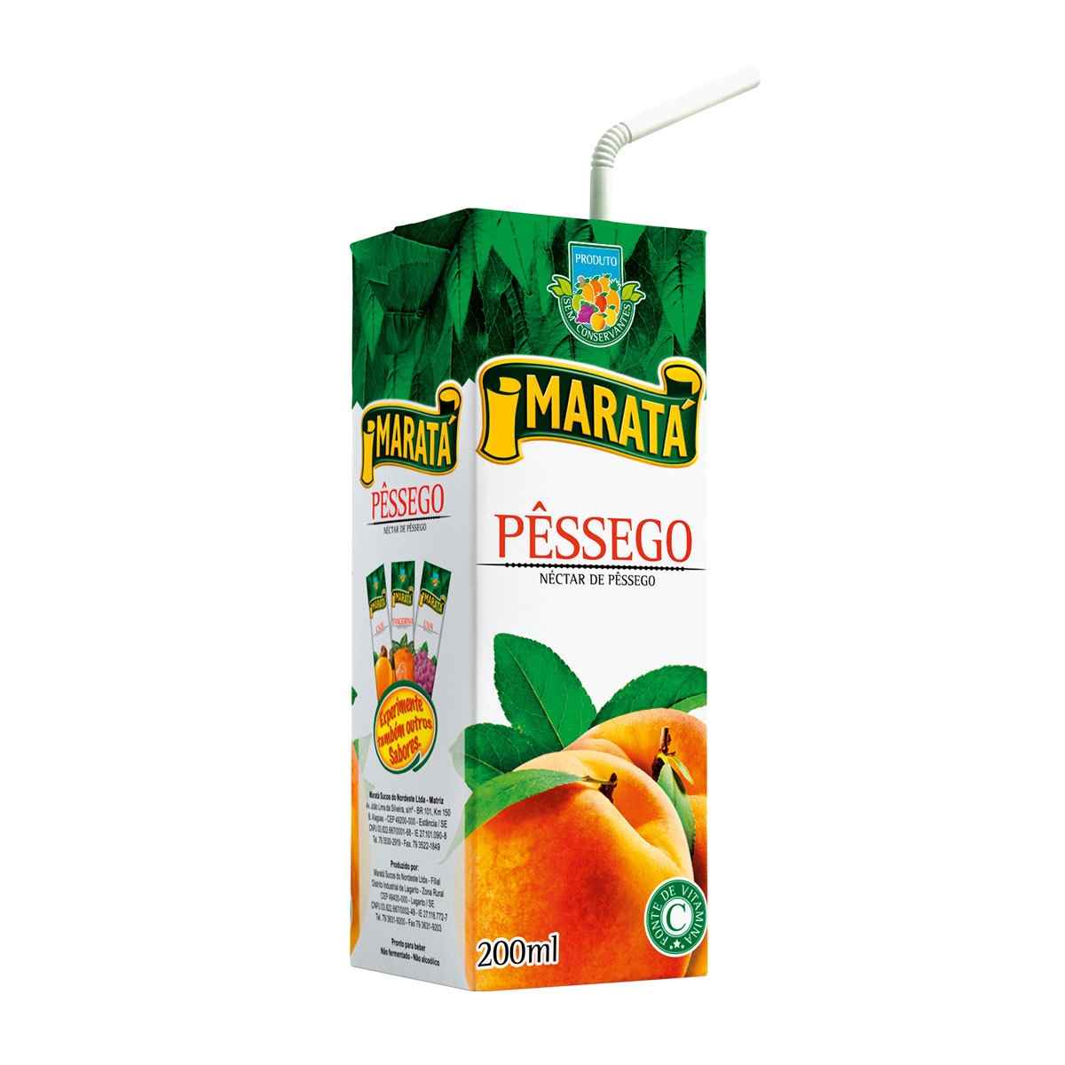 Suco Marata Pêssego 200ml